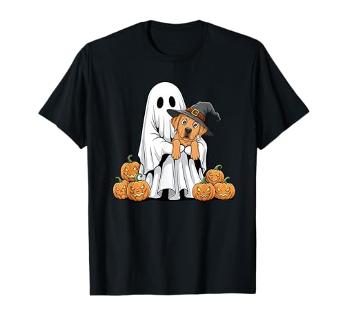 Ghost Labrador Retriever Kürbis Halloween Kinder Herren Damen T-Shirt Ghost Labrador Retriever Kürbis Halloween Kinder Herren Damen T-Shirt von Labrador Retriever Cute Halloween Outfits Boy Girl