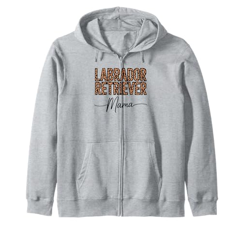 Leopardenmuster Labrador Retriever Mama Kapuzenjacke Leopardenmuster Labrador Retriever Mama Kapuzenjacke von Labrador Retriever Dog Lover Gifts