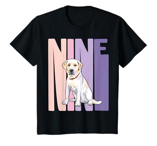9. Geburtstag Mädchen Labrador Retriever Retro Labbi T-Shirt 9. Geburtstag Mädchen Labrador Retriever Retro Labbi T-Shirt von Labrador Retriever Fans Mädchen Geburtstage