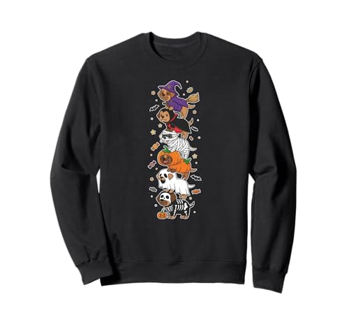 Labrador Retriever Hexe Vampir Geist Halloween Kinder Herren Sweatshirt Labrador Retriever Hexe Vampir Geist Halloween Kinder Herren Sweatshirt von Labrador Retriever Lovers Halloween Skeleton Mummy