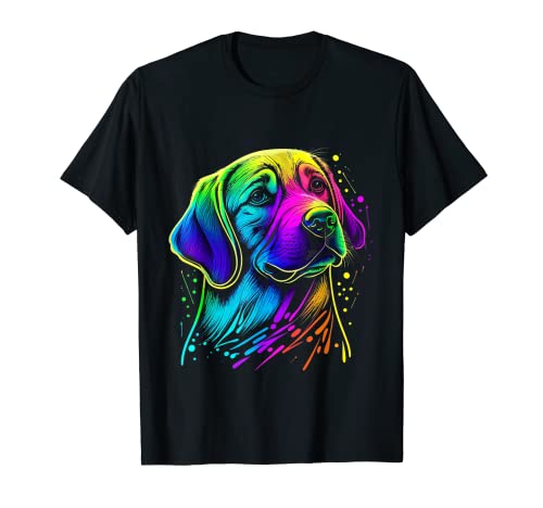 Dog Lover Damen Bunte Labrador Retriever Herren T-Shirt Dog Lover Damen Bunte Labrador Retriever Herren T-Shirt von Labrador Retriever Lovers