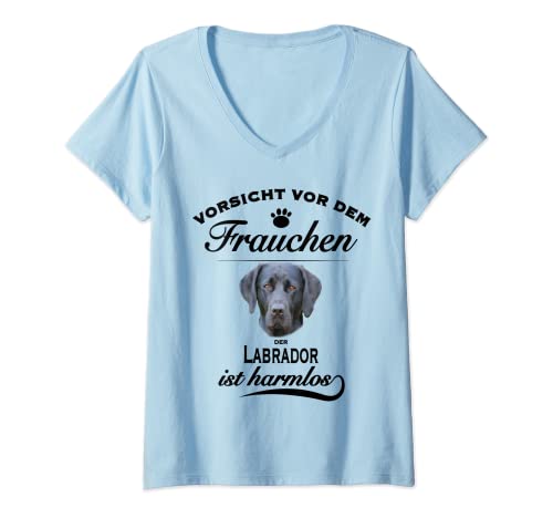 Damen Labrador T-Shirts – Labrador Hund – Labrador – Beware Mistress T-Shirt mit V-Ausschnitt Damen Labrador T-Shirts – Labrador Hund – Labrador – Beware Mistress T-Shirt mit V-Ausschnitt von Labrador Shirt - Labrador Tshirt