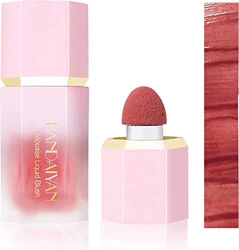 Liquid Blush for Cheeks Mattes Flüssiges Rouge Make-up Creme Rouge Leichtes Atmungsaktives Natürliches Aussehen Ideales Blush Flüssig für Frauen Mädchen (4#) von Labstandard