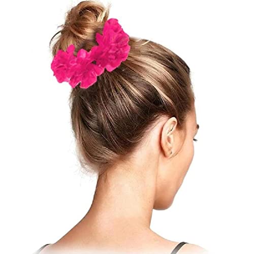 Rose Scrunchies Blume Pferdeschwanz Halter Blume Haar Scrunchies Für Frauen Blume Haar Krawatte Haar Seil Blume Gummiband Blume Haar Scrunchies Für Frauen von Labstandard