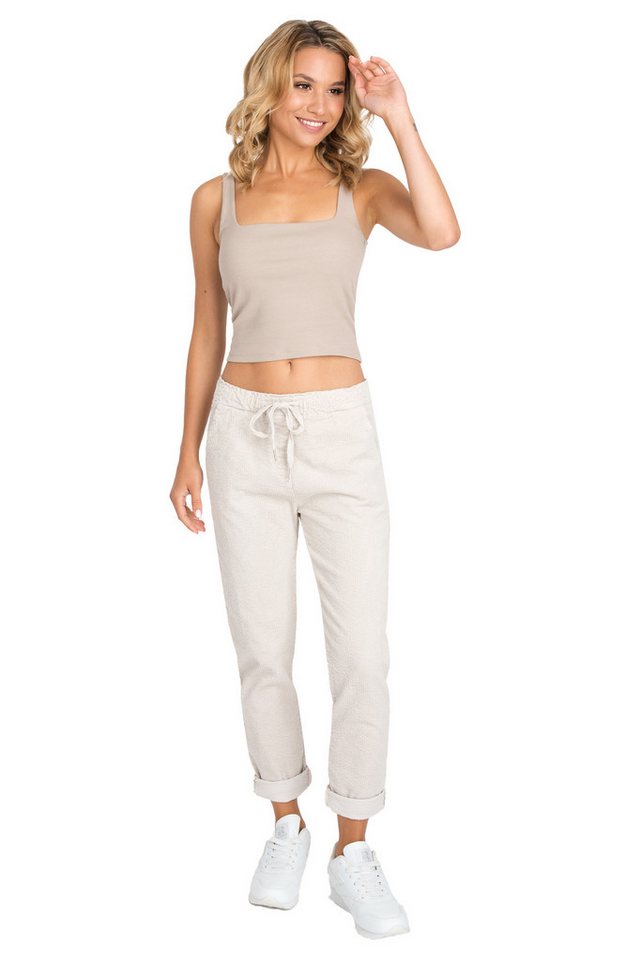 Lacamia Cordhose aus Baumwolle, Herbst / Winter, zeitlose Hose aus Cord H05 von Lacamia