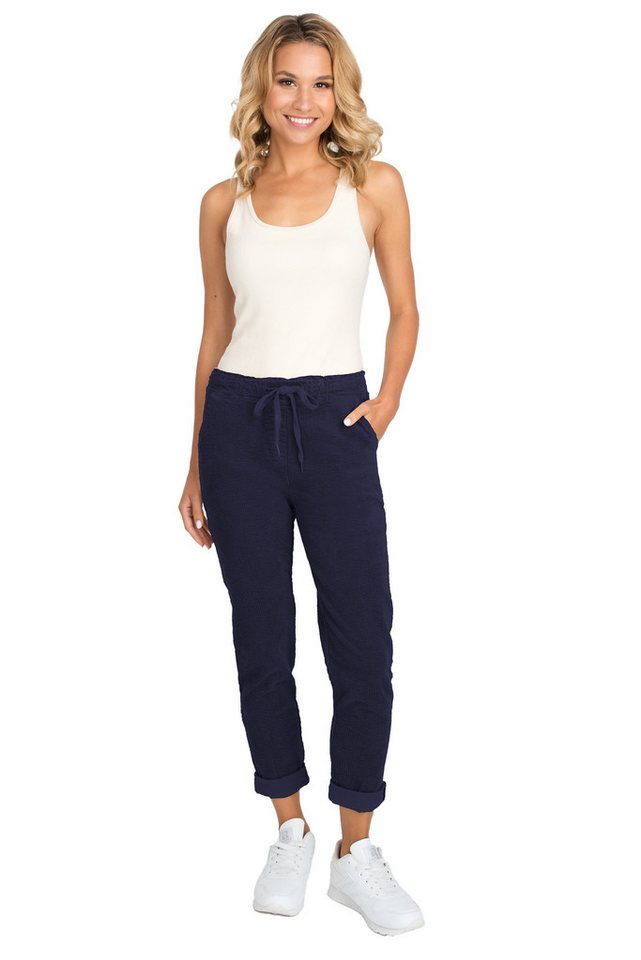 Lacamia Cordhose aus Baumwolle, Herbst / Winter, zeitlose Hose aus Cord H05 von Lacamia