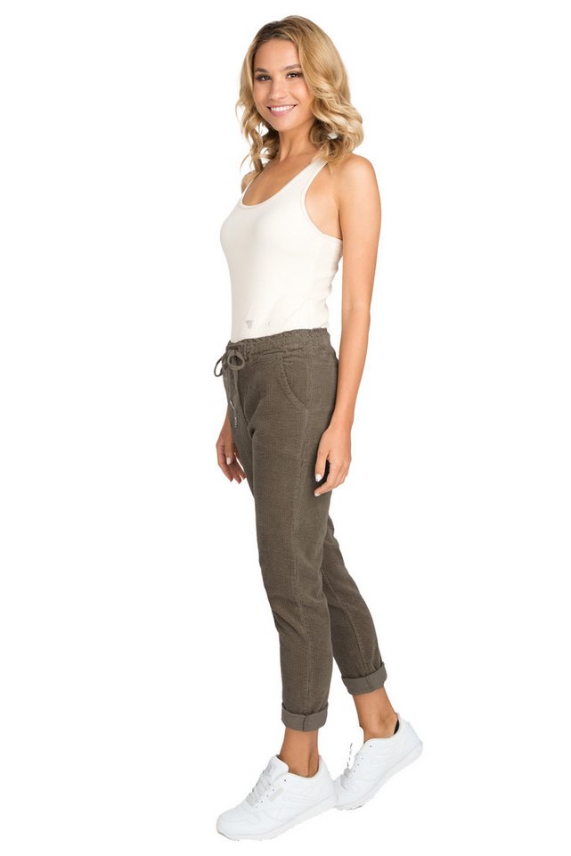 Lacamia Cordhose aus Baumwolle, Herbst / Winter, zeitlose Hose aus Cord H05 von Lacamia