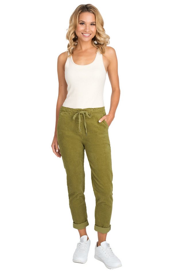 Lacamia Cordhose aus Baumwolle, Herbst / Winter, zeitlose Hose aus Cord H05 von Lacamia