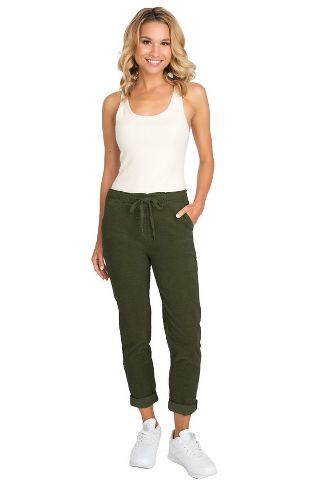 Lacamia Cordhose aus Baumwolle, Herbst / Winter, zeitlose Hose aus Cord H05 von Lacamia