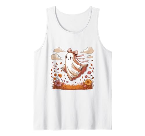 Spitze Ghose Floral Cute Coquette Bow Halloween Girly Ghost Tank Top von Lace Ghose Floral Cute Coquette Bow Halloween
