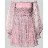 LACE & BEADS Cocktailkleid im Off-Shoulder-Look mit Taillenband in Rosa, Größe XXS LACE & BEADS Cocktailkleid im Off-Shoulder-Look mit Taillenband in Rosa, Größe XXS von Lace & Beads