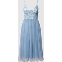 LACE & BEADS Cocktailkleid mit Pailettenbesatz in Bleu, Größe M LACE & BEADS Cocktailkleid mit Pailettenbesatz in Bleu, Größe M von Lace & Beads