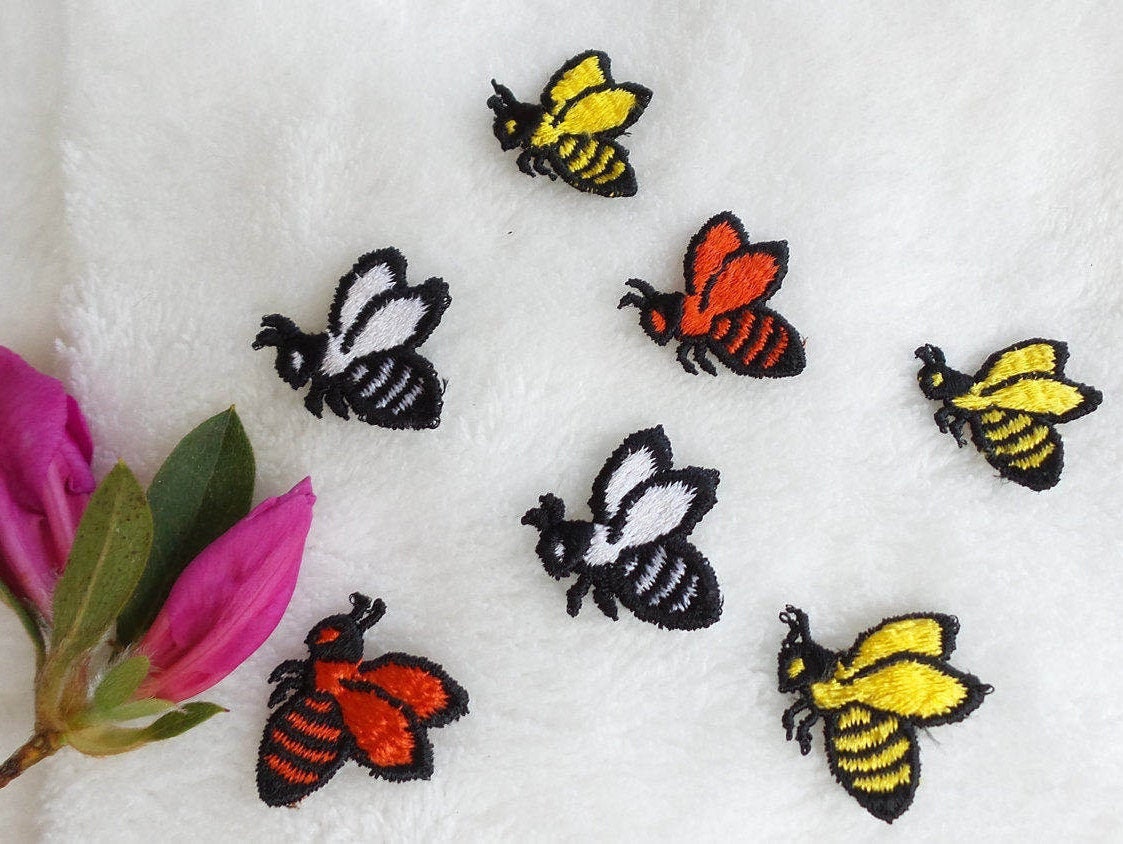 Gelbe Biene Applikation Vintage Stickerei Patches, Rote Biene, Schwarze Und Weiße Gelbe Gestickte Applikation, Insekt Bienen Gelbe Biene Applikation Vintage Stickerei Patches, Rote Biene, Schwarze Und Weiße Gelbe Gestickte Applikation, Insekt Bienen von LaceApplique