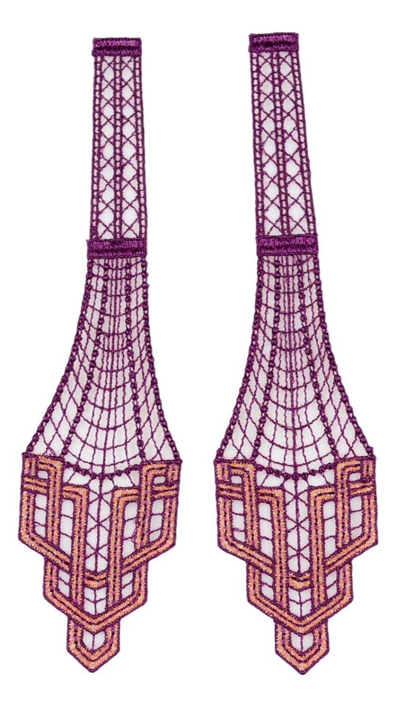 Lila Anwendungen, Guipure-Patches, Dekoration Für Kleidung, Bralette 3630 Lila Anwendungen, Guipure-Patches, Dekoration Für Kleidung, Bralette 3630 von LaceElements