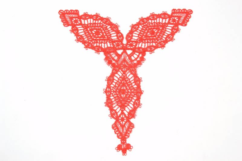 Roter Leinenstreifen, Dekorative Applikationen, Spitzenbesatz 3807 Roter Leinenstreifen, Dekorative Applikationen, Spitzenbesatz 3807 von LaceElements