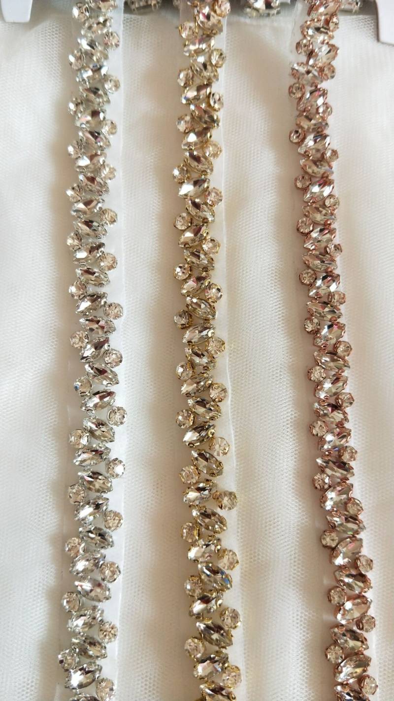 Strass Kristall Spitzenbesatz Für Braut Accessoires Hochzeit Kleid Schärpe Gürtel Stirnband Kostüm Verschönerung 3 Farben Strass Kristall Spitzenbesatz Für Braut Accessoires Hochzeit Kleid Schärpe Gürtel Stirnband Kostüm Verschönerung 3 Farben von Lacebeauty