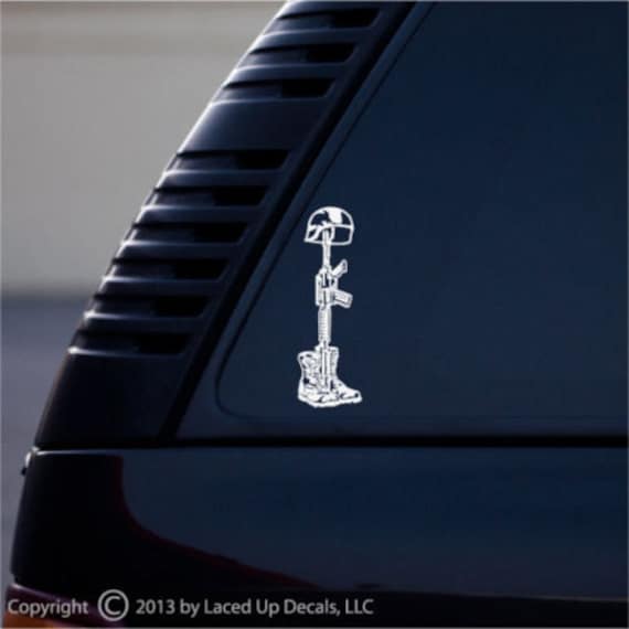 Battlefield Cross Vinyl Aufkleber Klein © 2013 Von Laced Up Decals Skubattlefield Sm von LacedUpDecals510