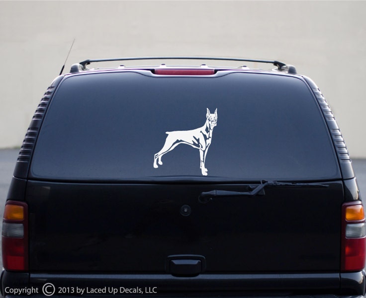 Dobermann Pinscher Big © 2013 Laced Up Decals Sku von LacedUpDecals510