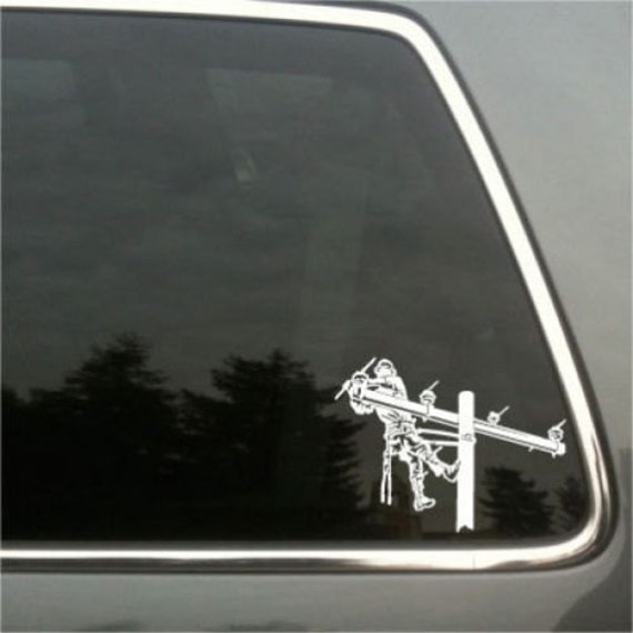 Lineman Vinyl Aufkleber © Laced Up Decals Skuql-497x-Ji49 von LacedUpDecals510