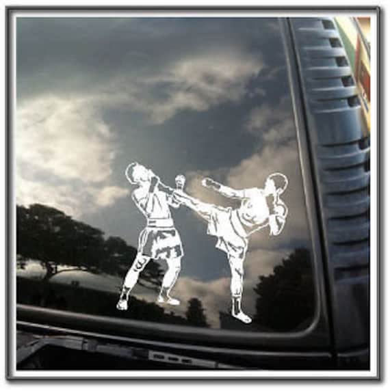 Muay Thai Kickboxen Vinyl Aufkleber © 2013 Laced Up Decals Skuks-Knrv-Dw3K von LacedUpDecals510