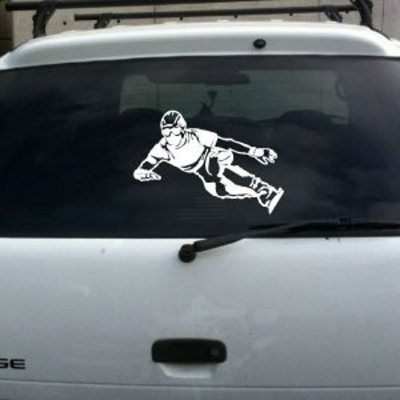 Slalom Snowboarding Vinyl Aufkleber Large © Laced Up Decals Sku Riesenslalom Large von LacedUpDecals510