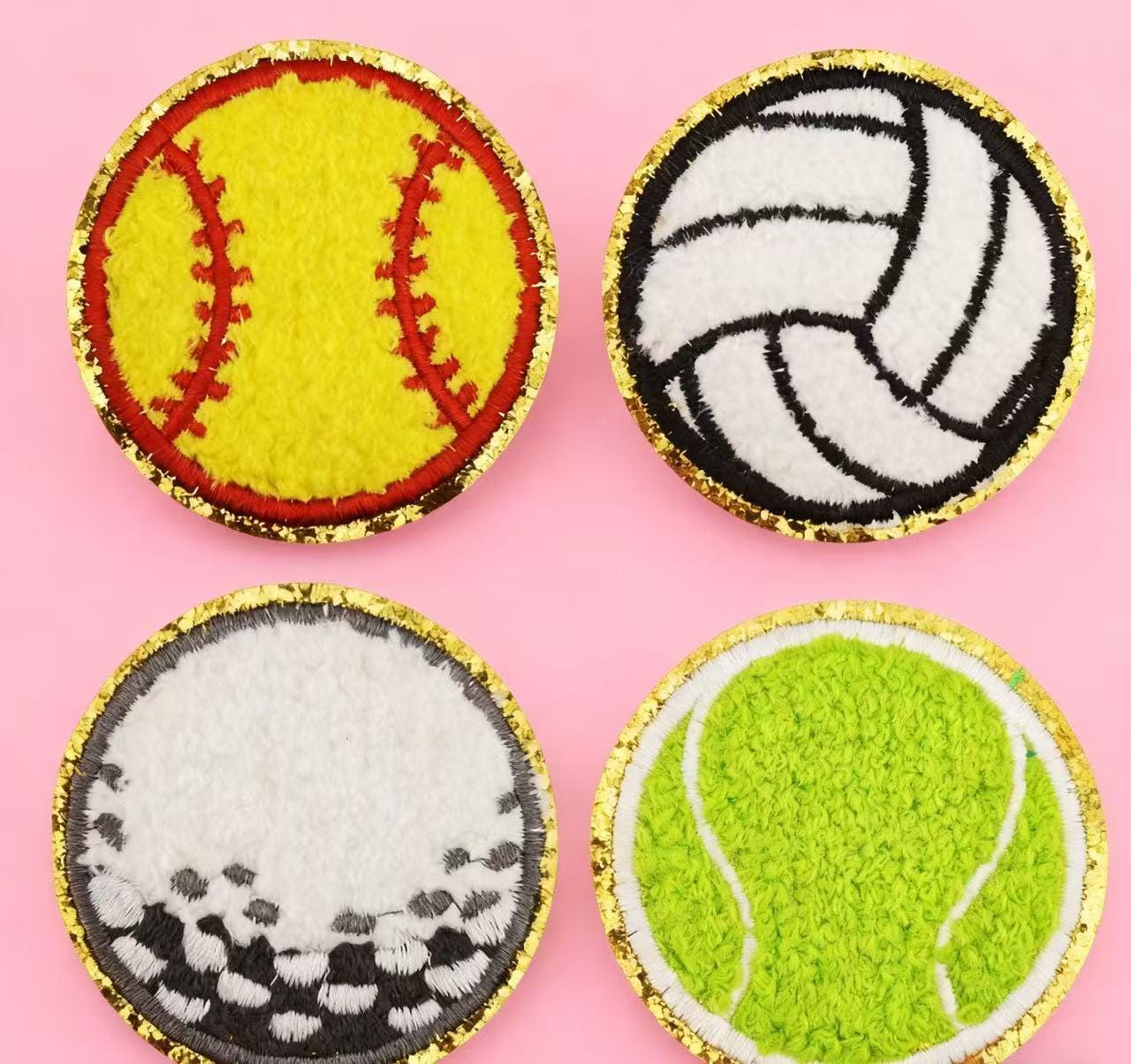 Beachvolleyball Softball Aufnäher Applikation Auf Kleidung Dekoration Zum Aufbügeln Gestickter von Laceshine