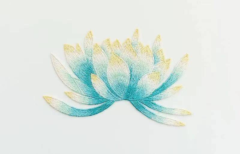 Blume Gestickt Applikation Patch Blumen Kleidung Dekoration von Laceshine