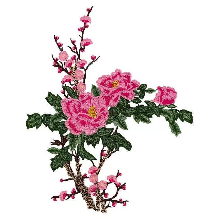 Blume Gestickt Aufnäher Zubehör Für Mantel, Tasche, Kostüm Dekorative Applikationen Auf Patches Genäht von Laceshine