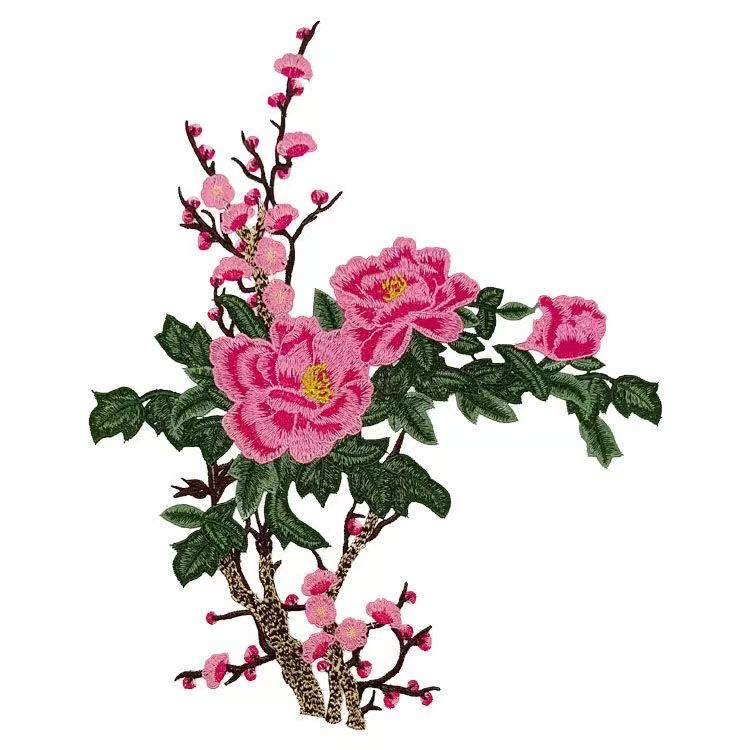 Blume Gestickt Aufnäher Zubehör Für Mantel, Tasche, Kostüm Dekorative Applikationen Auf Patches Genäht von Laceshine