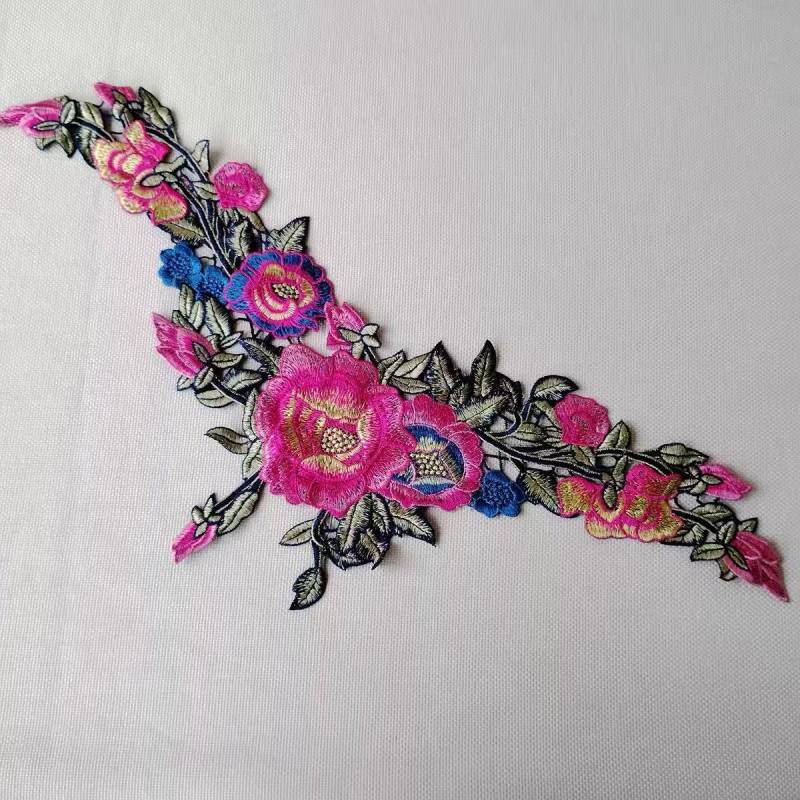 Blumen Aufnäher, Applikation, Bügelbild, Stickapplikation, Kleidung Dekoration, Bügelbild von Laceshine