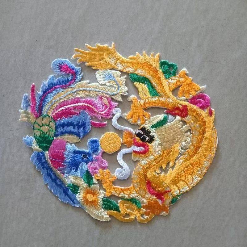 Drachen Gestickte Applikation Aufbügler Zubehör Kleidung Dekoration Patches von Laceshine