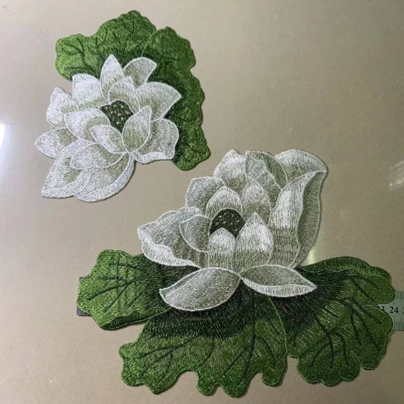 Lotusblume Gestickte Aufnäher Pullover Dekoration Applikation Patch Aufgenäht Lotusblume Gestickte Aufnäher Pullover Dekoration Applikation Patch Aufgenäht von Laceshine