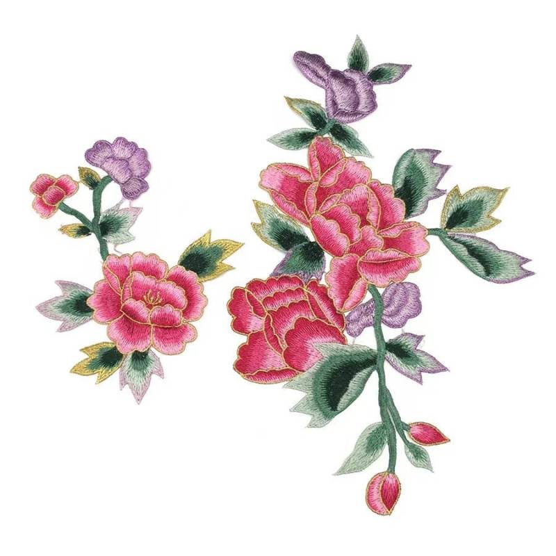 Paar Blume Pailletten Patch Applikation Kleidung Dekoration Aufgenäht Paar Blume Pailletten Patch Applikation Kleidung Dekoration Aufgenäht von Laceshine