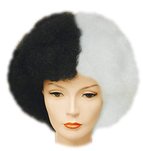 Afro Black/White Costume Wig von Lacey Wigs