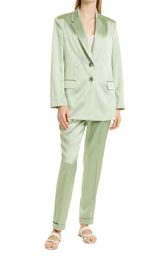 Lacoac Damen Zweiteiliger Anzug Jacke Hose Zwei Knöpfe Notch Revers Smokings Party Casual Business von Lacoac