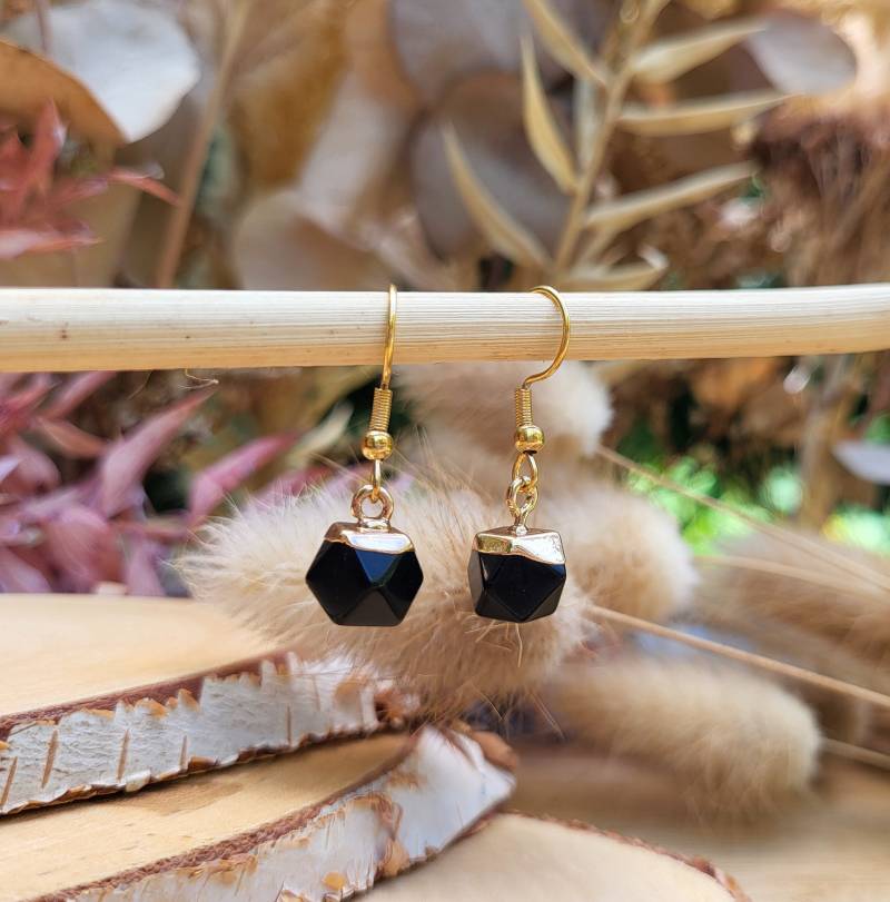 Ohrhänger Turmalin Ohrringe Gold Edelstein Star Cut von LacooniSchmuck