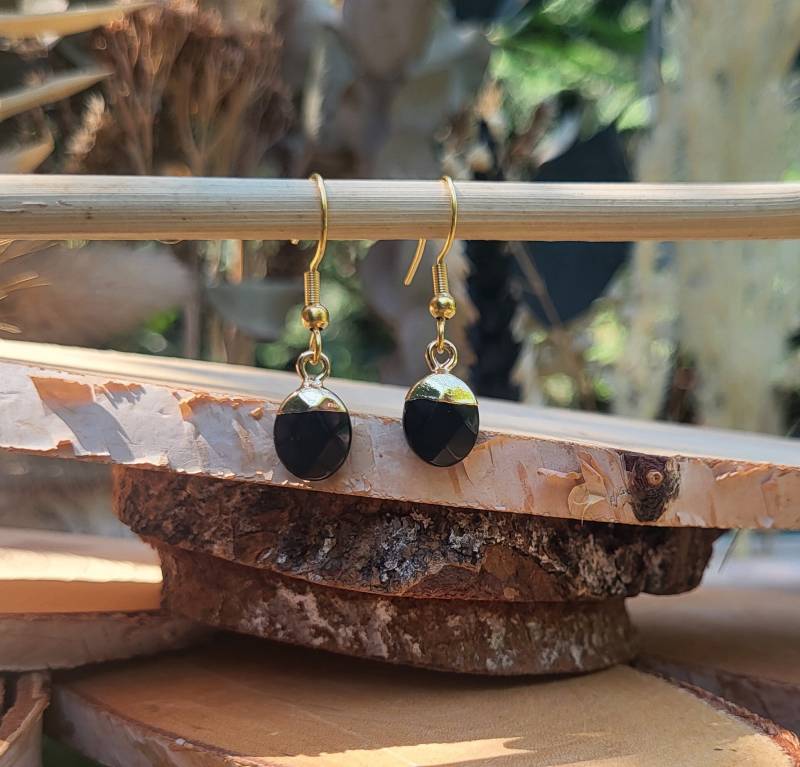 Ohrhänger Turmalin Ohrringe Gold Edelstein von LacooniSchmuck