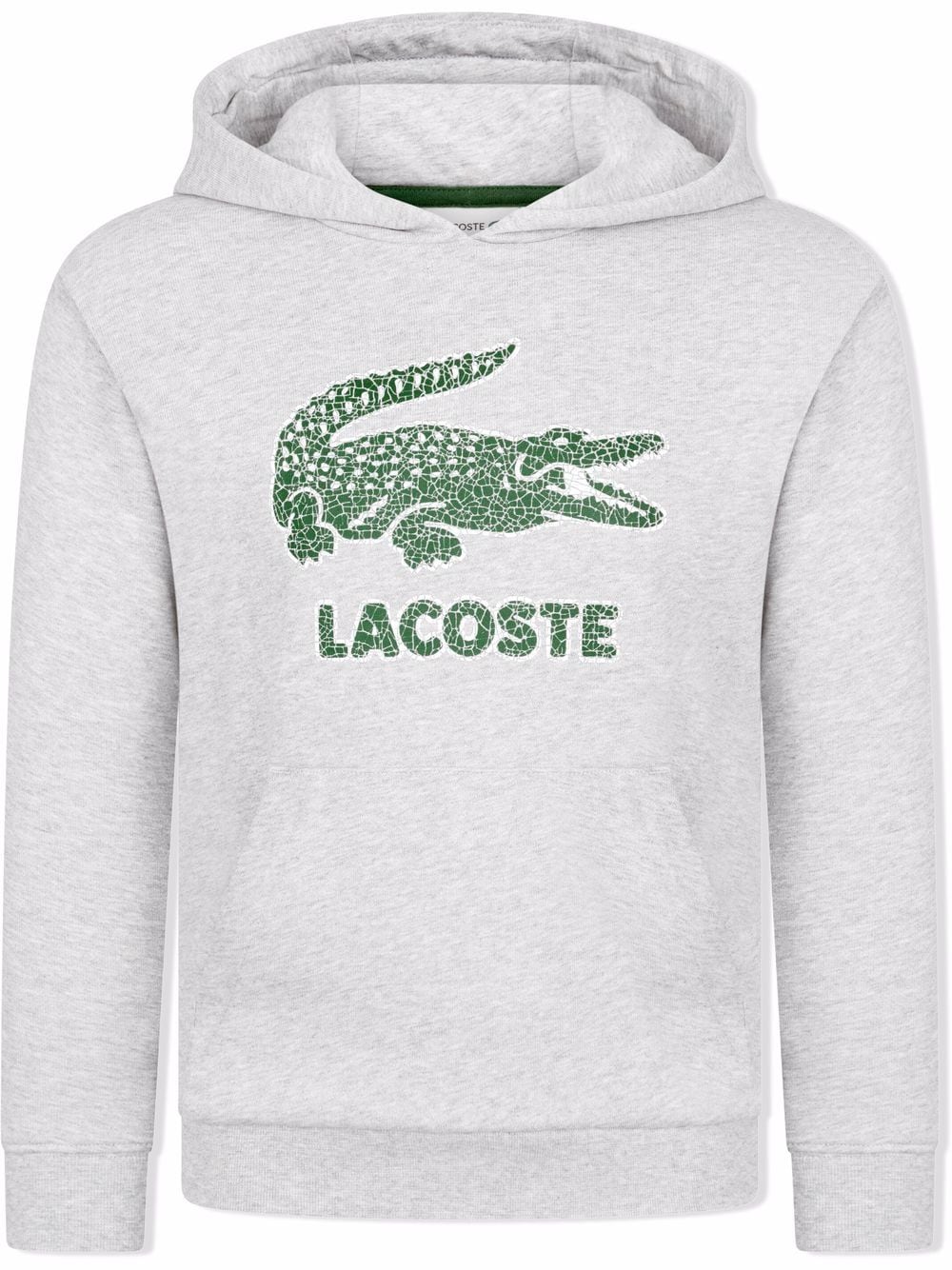 Lacoste Kids Hoodie mit Logo-Print - Grau von Lacoste Kids