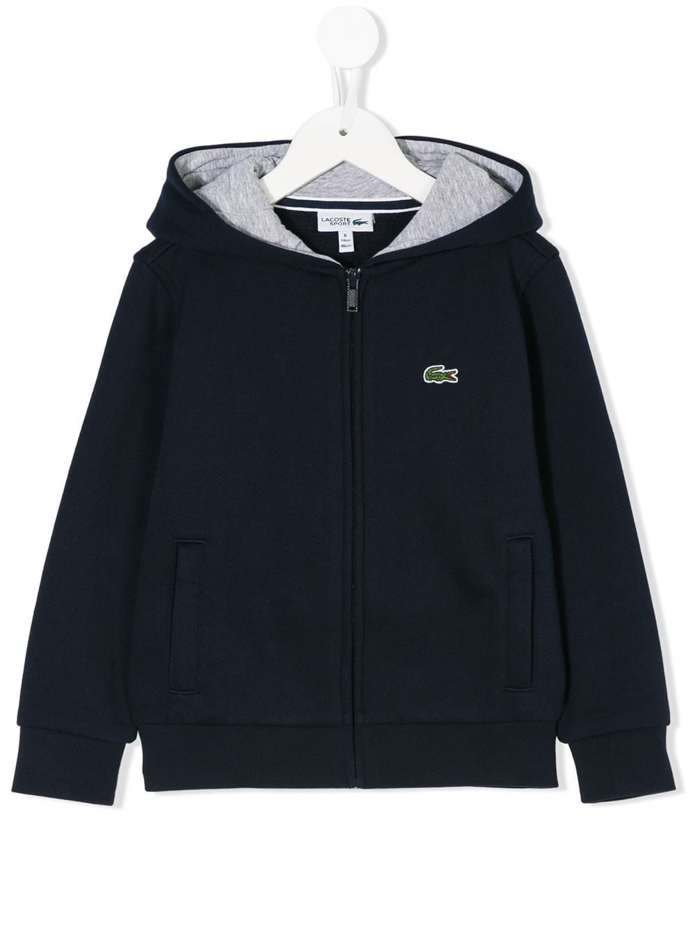 Lacoste Kids Kapuzenpullover mit Logo-Stickerei - Blau von Lacoste Kids