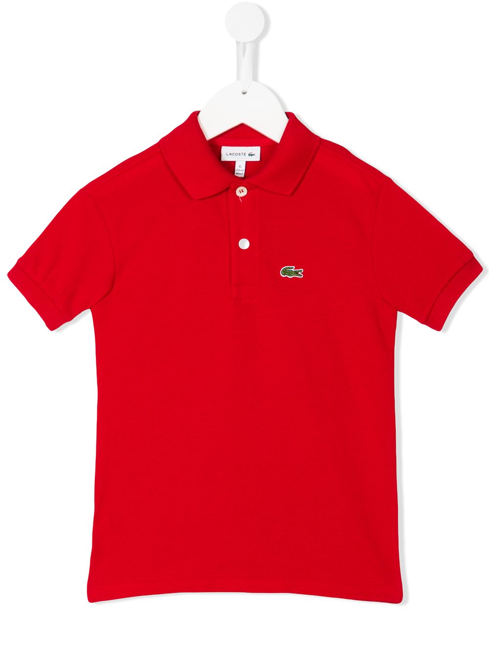 Lacoste Kids Poloshirt mit Logo-Stickerei - Rot von Lacoste Kids