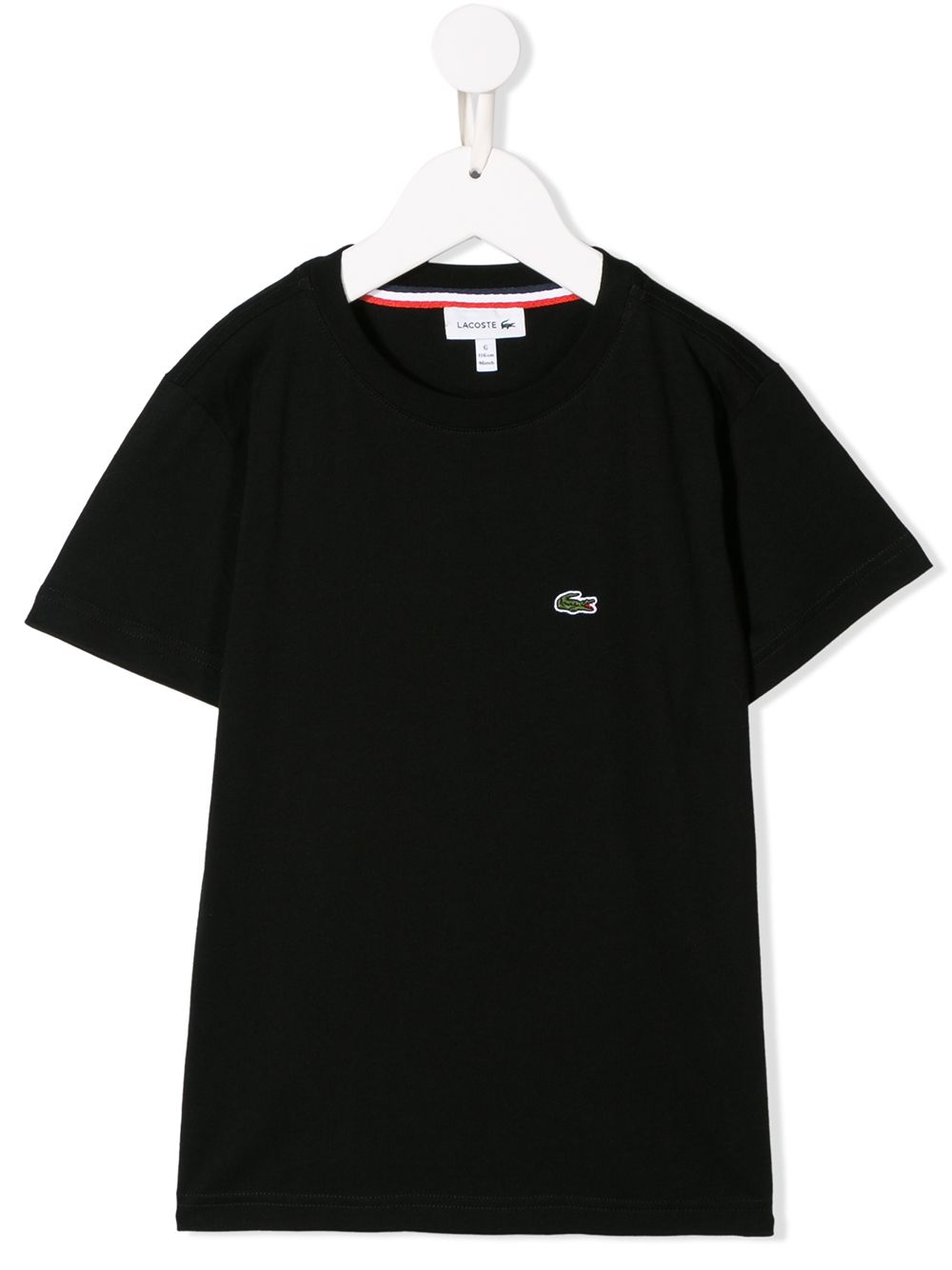 Lacoste Kids T-Shirt mit Logo-Stickerei - Schwarz von Lacoste Kids