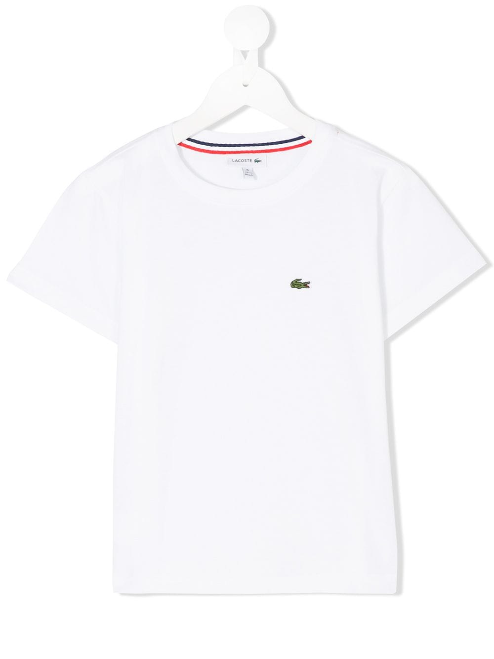 Lacoste Kids T-Shirt mit aufgesticktem Logo - Weiß von Lacoste Kids