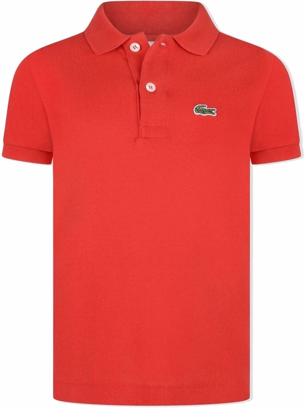 Lacoste Kids Poloshirt mit Logo-Stickerei - Rot von Lacoste Kids