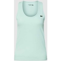 Lacoste Sport Top mit Label-Patch in Mint, Größe 36 von Lacoste Sport