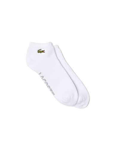 Lacoste Sport Unisex RA4184 Socken, Blanc/Argent Chine, 39/42 von Lacoste