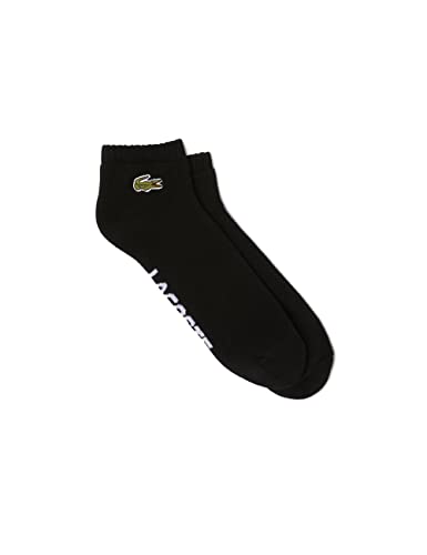 Lacoste Sport Unisex RA4184 Socken, Noir/Blanc, 39/42 von Lacoste