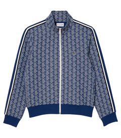 Herren Sweatjacke mit Monogramm-Print von Lacoste