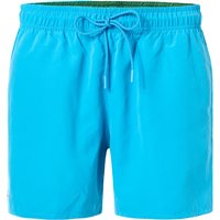 LACOSTE Herren Badeshorts blau Mikrofaser unifarben von Lacoste