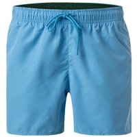 LACOSTE Herren Badeshorts blau Mikrofaser unifarben von Lacoste