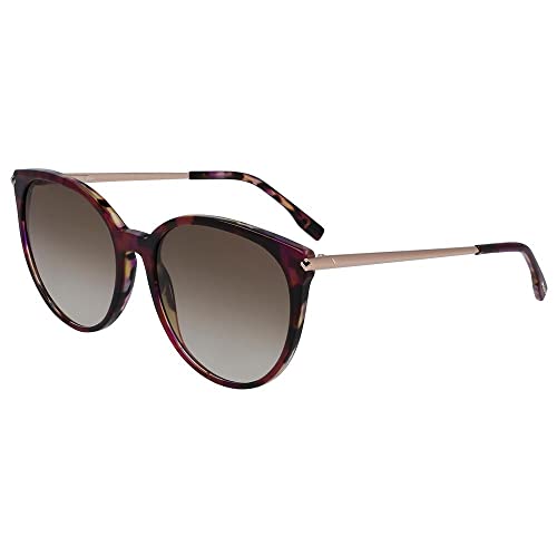 LACOSTE EYEWEAR Damen L928S-219 Sonnenbrille, Purple Havana, 56/18/140 von Lacoste